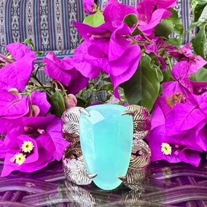 Kendra Scott Vintage Celeste Chalcedony Cuff